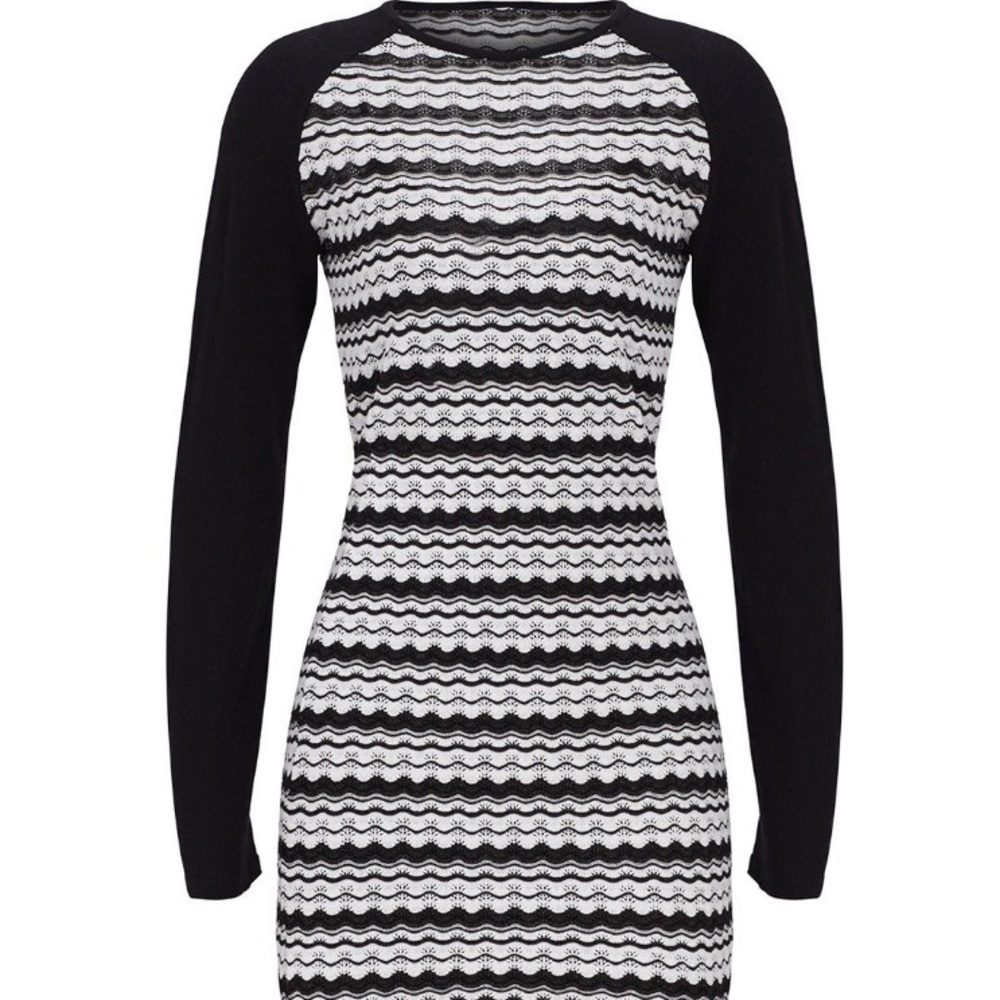 Trina Turk black and white dress